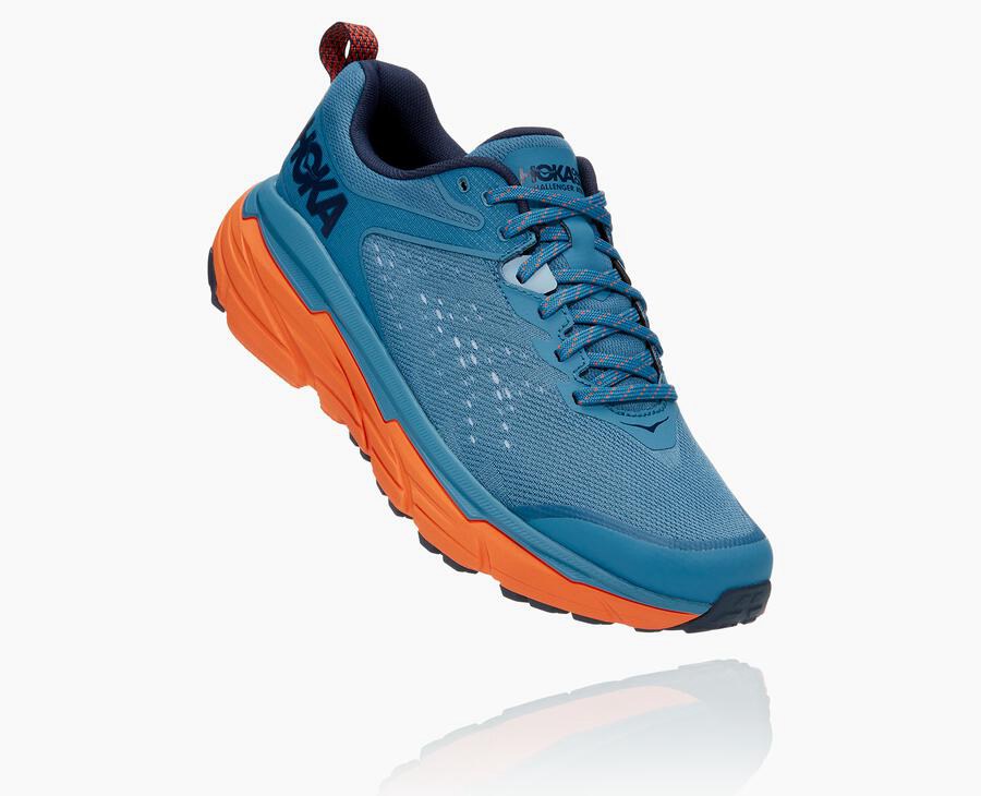 Tenis Hoka One One Trail Hombre Azules - Challenger Atr 6 - XWJK57012